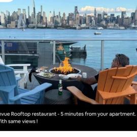 VIEWS of NYCskyline at doorstep 15 min TimesSquare, hotel in West New York