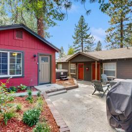 Modern Hideaway with Hot Tub & Firepit - Walk to Beach & Heavenly Village