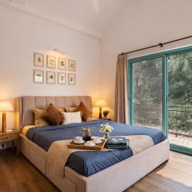 Designer 3BHK Villa with Pvt Pool Near Vagator beach
