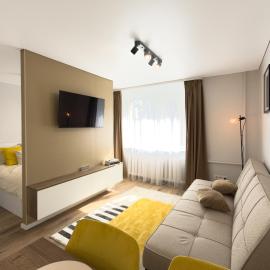 AC Vienibas Square apartments, hotel Daugavpilsban