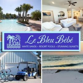Le Bleu Bebe Sleeps 15 Golf Cart Pools Beach Gear Game Room Included