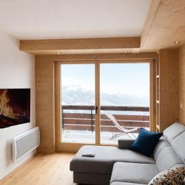 Appartement alpin, vue imprenable, 4 vallées