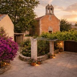 Authentic Stone House - Quiet Village - Chania , Kalisto Residence, Hotel in Litsárdha