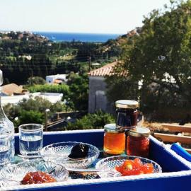 Andros Traditional Home with Sea View Terrace, hotel u gradu 'Vrakhnós'
