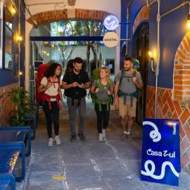 Viesnīca Hostalgia Casa Zul pilsētā Puebla