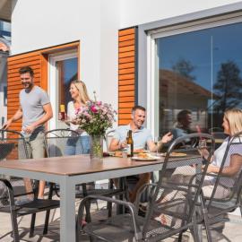 Naturpark-5 Sterne Ferienhaus-Kamin-Sauna-See