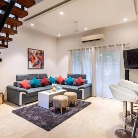 Spacious 3BHK villa with pool in Assagao: Assagao şehrinde bir otel