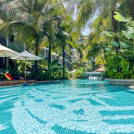 Amazing La Green 10 min walk to Layan Beach, hotel a Layan Beach