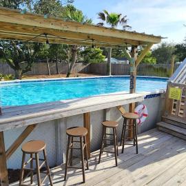 Poolside Palms Paradise