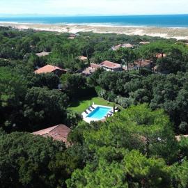 Sunset Villa - Pool, Beach 200 m away and Dune View, hotell i Hossegor