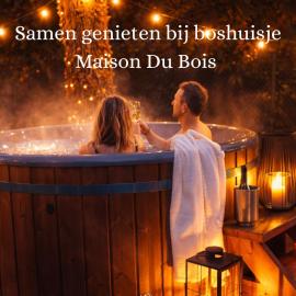 Luxe houten wellness boshuisje met Hottub, hotel in Meijel