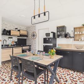 Appartement pour 4 avec grand jardin