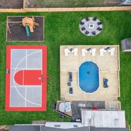 Spacious home with pool & hot tub