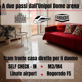CasaCarmela 7min Linate 4min Unipol Arena-near Station & Fast WiFi-tram diretto per il Duomo