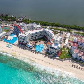 Cancun Beach Escape vista al mar ideal para family