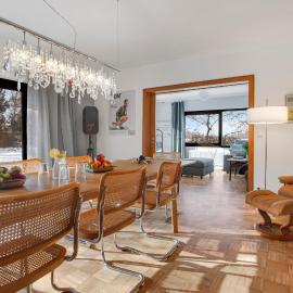 Stilvoller Bauhaus Bungalow mit Sauna in Lüneburger Heide für 8 Gäste, khách sạn ở Wohlendorf