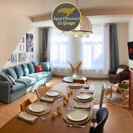 Le Bohemian Chic - 4 chambres en hypercentre de Saint-Omer, idéal pour les groupes