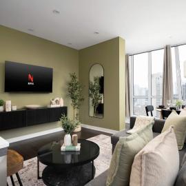 Luxury 3BR 2BA for 8 with Parking and Stunning Skyview!