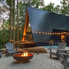 Two Pines Hollow - Private A-Frame Hot Tub Forest Retreat
