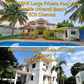 Pearl House Villa Panayur & Uthandi 4BHK VIlla with Private Pool ECR Beach, Chennai, hotel a Chennai