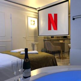 Luxury Suite, Spa, cinéma, et douche XXL à Cholet, hotel sa Cholet