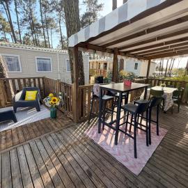 Mobilhome 3CH tout confort - Les dunes de Contis, hotel in Saint-Julien-en-Born