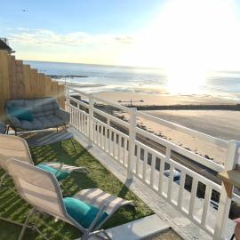 Le Nid Marin appartement face mer avec terrasse, hotel a Le Portel