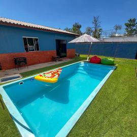 4 min do Paraguai Casa com piscina e privacidade