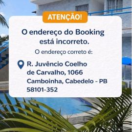Pousada camboinha endereço correto nas fotos