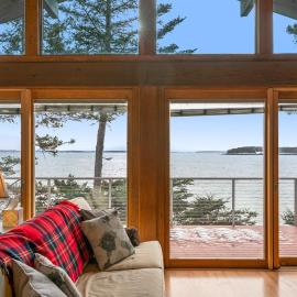 Reed Shore Cottage Oceanfront, Sunset View, Private Shore Stairs, Harbor Watch