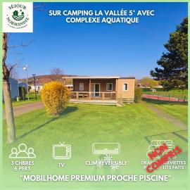 Houlgate - 510 - Mobilhome XL PREMIUM 6 Personnes Camping 5 étoiles