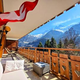 Panorama View, Balcony, 6min Walk to Lift, Modern, hotel a Champéry