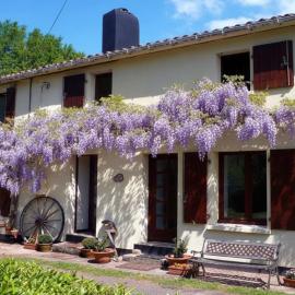 Les Glycines Gîte - shared heated pool - garden spa - garden of Eden, hotel in Vernoux-en-Gâtine