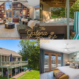 The Galena Glen - Luxe Escape, Sauna!, Hot Tub, Fire Pit, Games, hotel i Galena