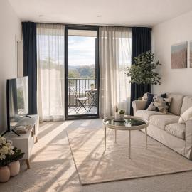 Modern 2BR 2Bath with Balcony near ANU & City Quiet Stay Free Parking, hotel in Turner