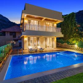 ELIVAAS Signature Heavenly Homes Villa 2-BHK Villa with Private Pool, Garden Near Sahyadri Waterfall
