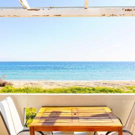 Beachfront Nest Memi Koroni-Seaheaven House B1