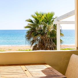 Beachfront Nest Memi Koroni-Seaheaven House B3