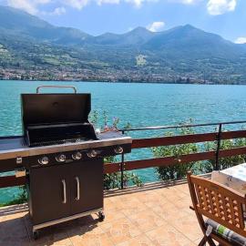 Monte Isola, Iseosee, kleine Villa, privater Seezugang