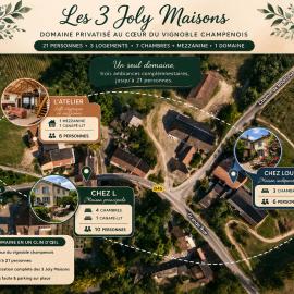 Les 3 maisons de charme en champagne