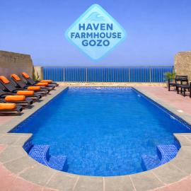 Haven Farmhouse with Private Pool and Sea Views