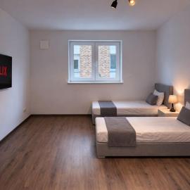 3 BR, 6 Singlebeds, Free Parking, Bad Segeberg, near Autobahn A21 A20