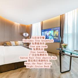 Huiju Hotel Shamian Pearl River Night Cruise Tongfuxi Metro -Canton Fair free shuttle bus included free Breakfast&Gym&Laundry – hotel w Guangzhou