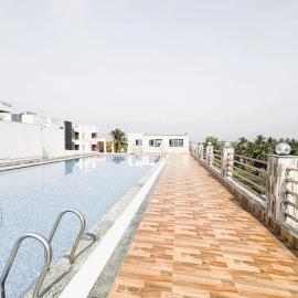 Sand Near Sea beach with Resturent, hotel a Digha