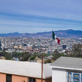 Loft studio with views of downtown Tijuana
