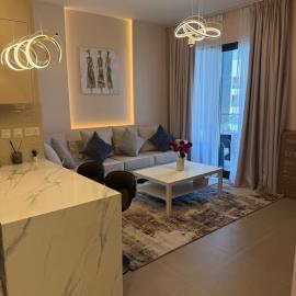 Elegant 1BR Apartment in Al Mouj, hotel in Ḩayl Āl ‘Umayr