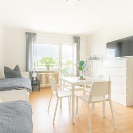 MR Living I modernes Apartment mit Einzelbetten, voll ausgestattete Küche, Balkon, WLAN, Parkplatz, ideal für Monteure I GI03 I GI02