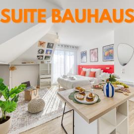 Suite Bauhaus - Proche Paris - Terrasse - Netflix, hotell i Bobigny