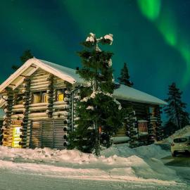 Luppo - Pine Log Villa at Levin Utsuvaara
