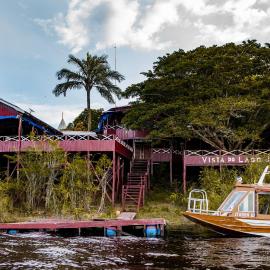 Vista do Lago Jungle Lodge, hótel í Cajual